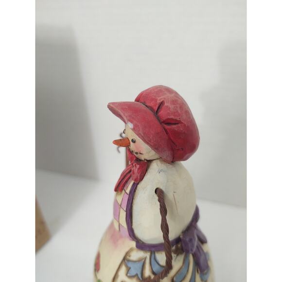 Enesco Jim Shore Heartcreek Collection Not A Flake Out Of Place Snowlady 2008 - Picture 4 of 8